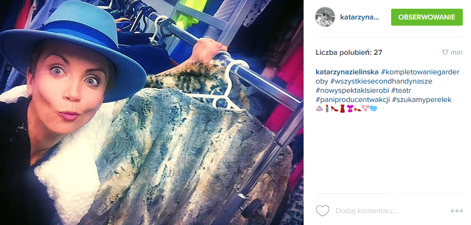 Katarzyna Zielińska o sprzedawaniu ubrań w secondhandzie