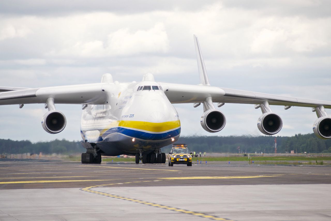 Antonov An-225 na Lotnisku Chopina w Warszawie. Znamy godzinę przylotu
