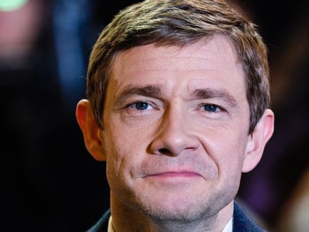 Martin Freeman z Kapitanem Ameryką