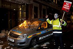 Starcia w centrum Londynu