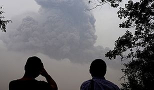 Erupcja wulkanu Colima w Meksyku