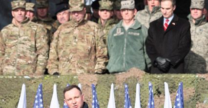 Prezydent Andrzej Duda przywitał żołnierzy