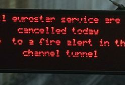 Pożar w tunelu pod La Manche