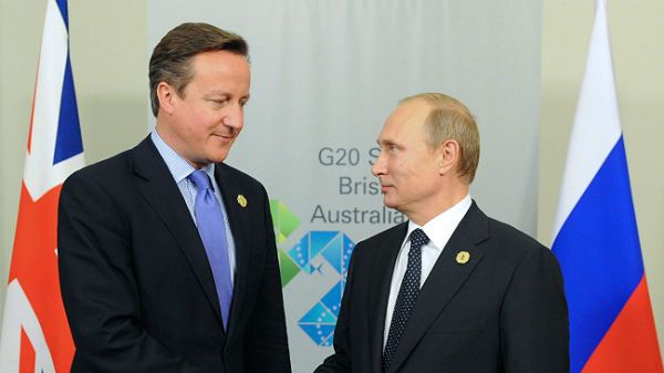 Władimir Putin i David Cameron