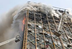 Katastrofa w Teheranie. Wielki pożar, a potem zawalenie 17-piętrowego wieżowca