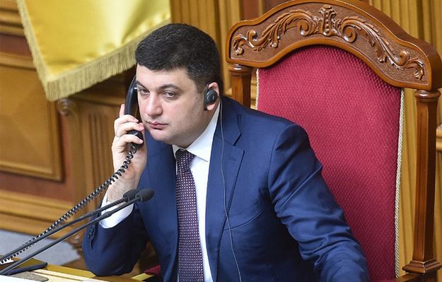 Wołodymyr Hrojsman odmawia przyjęcia teki premiera Ukrainy