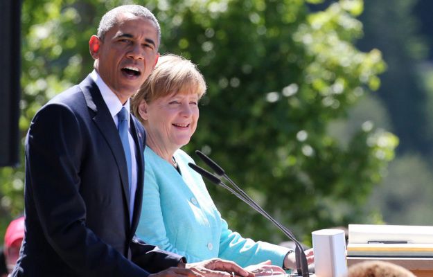 Obama i Merkel spotkali się przed szczytem G7 w Bawarii