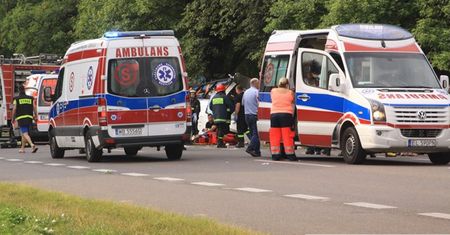 Tragiczny wypadek ukraińskiego autobusu na obwodnicy Garwolina