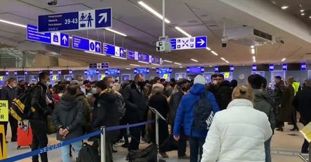 Pierwszy lot repatriacyjny z Białorusi z migrantami wylądował na lotnisku w Erbilu.