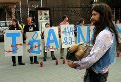 W 15. rocznicę masakry w Pekinie - pikieta w Warszawie