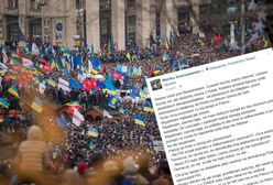 "Nie porównujcie tego cyrku w Warszawie do Majdanu". Mocny głos z Ukrainy