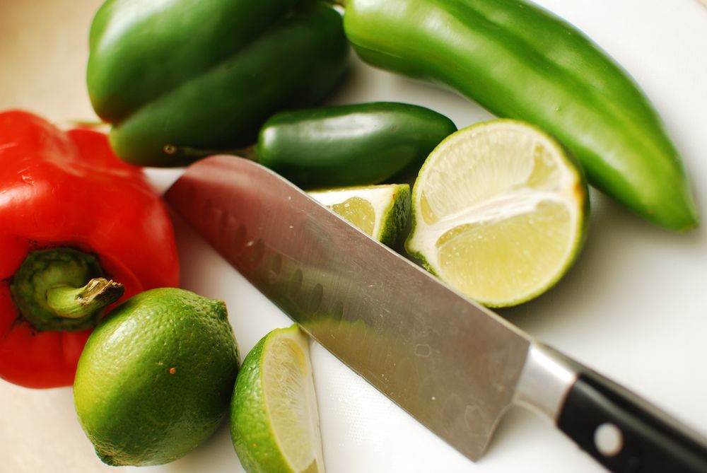 Nóż santoku 
