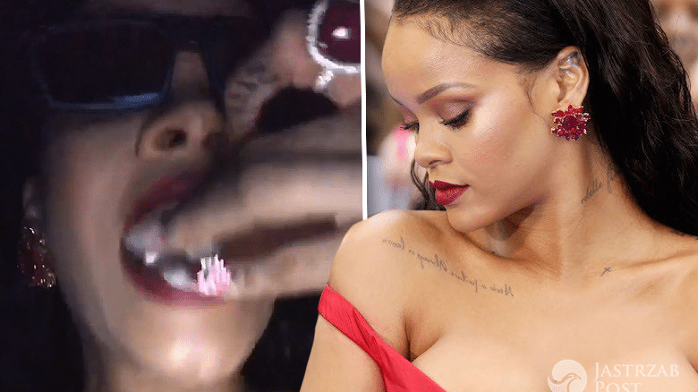 Rihanna podjada w kinie