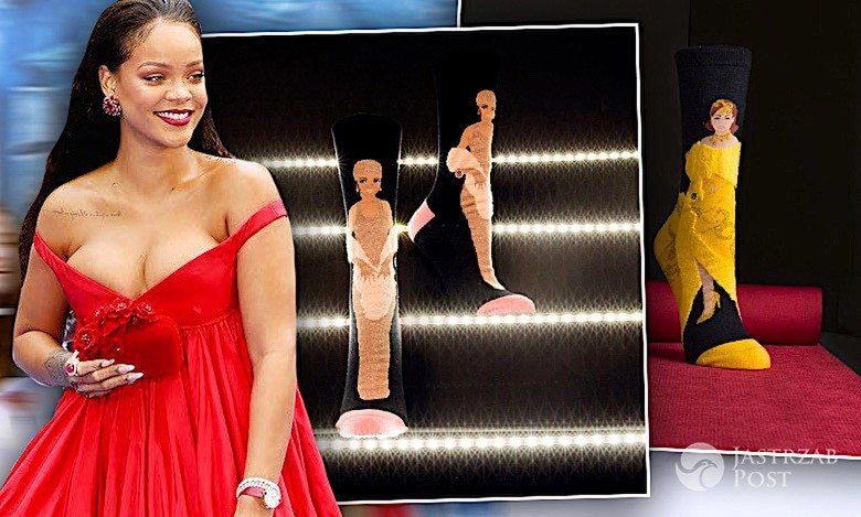 Rihanna stworzyła własną kolekcję… skarpetek! Są naprawdę urocze! Nosi je nawet jej były partner