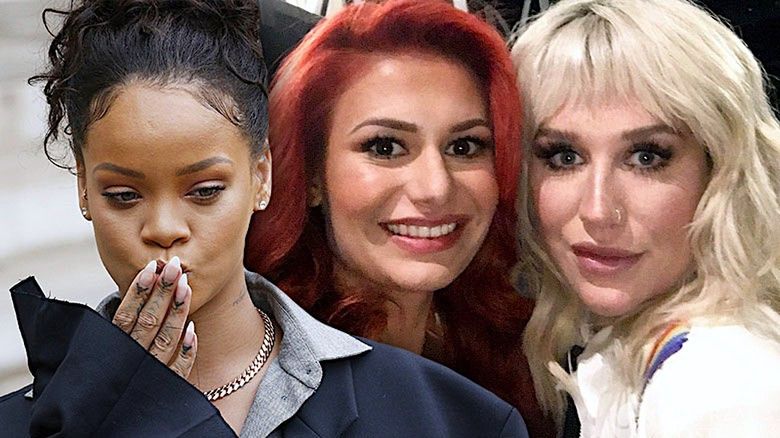 Rihanna, Kesha, Ola Gintrowska