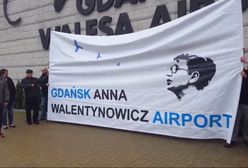 Na własną rękę chcieli zmienić nazwę "Lech Walesa Airport". Interweniowała policja