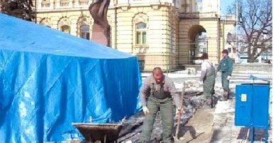 Fontanna na rocznicę śmierci Jana Pawła II