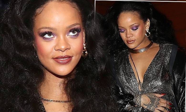 Rihanna ciąża przytyła Grammy 2018