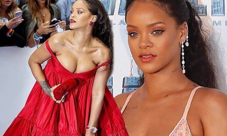 Rihanna zrobiła show na Fashion Weeku, ale i tak wszyscy patrzyli na jej sylwetkę