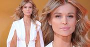 Joanna Krupa zachwyciła stylizacją na prezentacji wiosennej ramówki TVN! Dekolt robi wrażenie. Za to spodnie bardzo ryzykownie