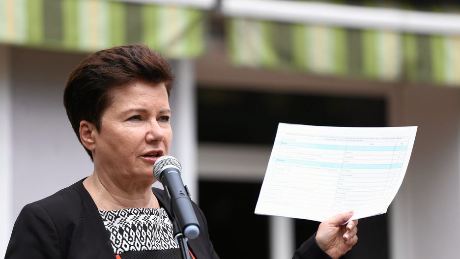 Hanna Gronkiewicz-Waltz, prezydent Warszawy.