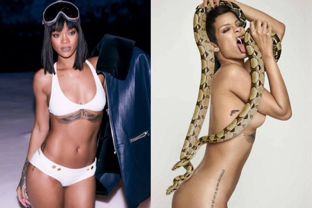 Rihanna ma już dwa tatuaże na żebrach, ale nie wyklucza zrobienia następnych 