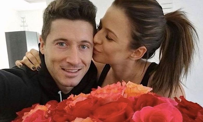 Robert i Anna Lewandowscy dla chłopca