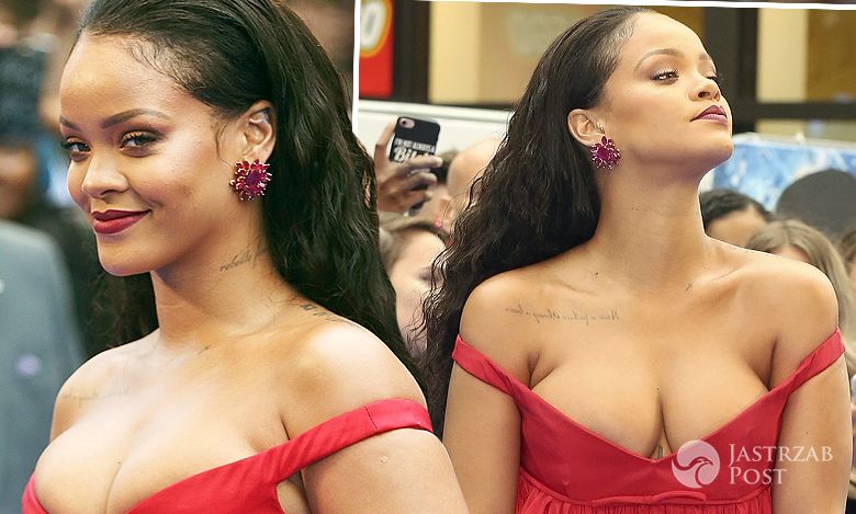 Rihanna przytyła już 14 kilo? W końcu pokazała się publicznie. Na pierwszym planie biust, a niżej… Sprytnie!