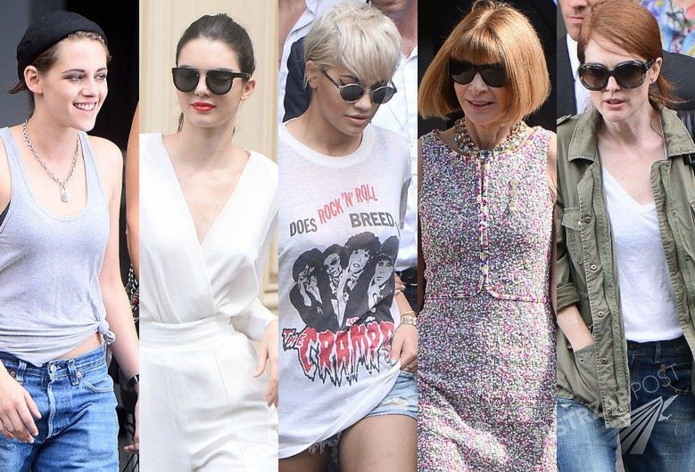 Kendall Jenner, Rita Ora, Anna Wintour po pokazie Chanel w Paryżu [ZDJĘCIA]