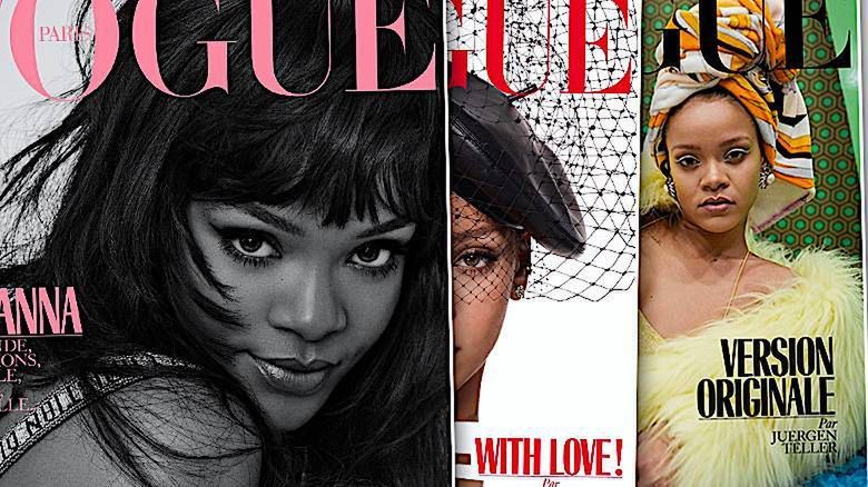 Rihanna Vogue trzy okładki