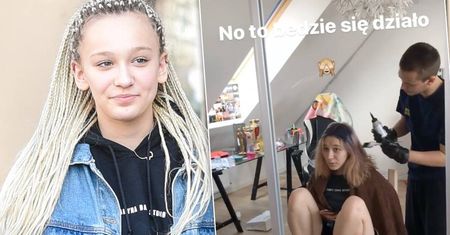 Xavier zabrał się za włosy Fabienne. Co z tego wyszło? Córka Wiśniewskiego jest nie do poznania