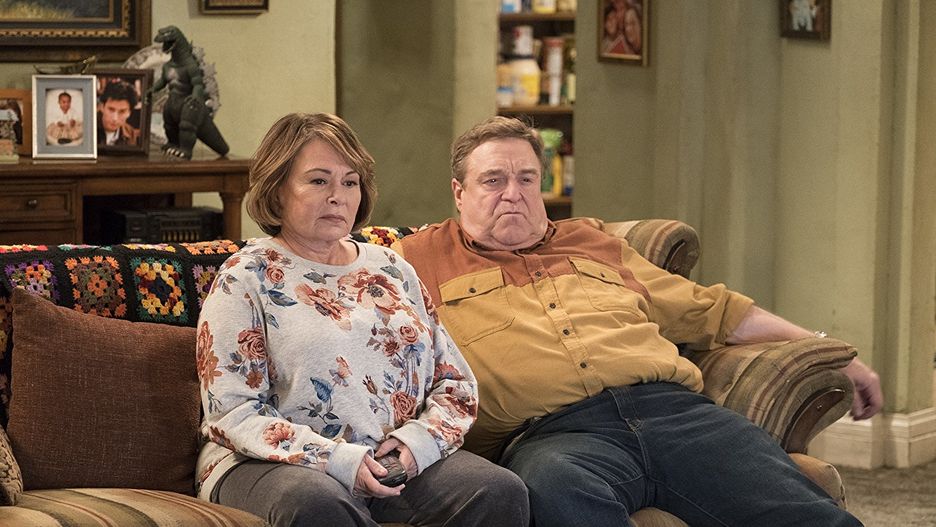 Roseanne Barr i jej serialowy mąż John Goodman