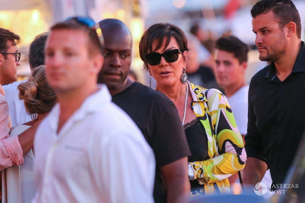 Kris Jenner i Corey Gamble w Saint-Tropez
