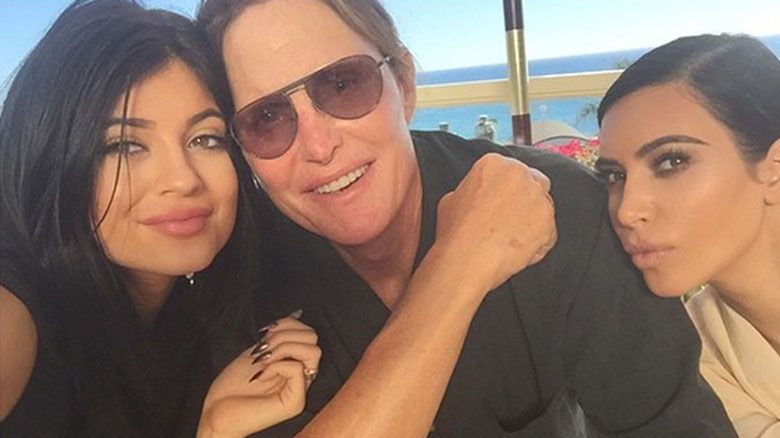 KYLIE i BRUCE JENNER oraz KIM KARDASHIAN