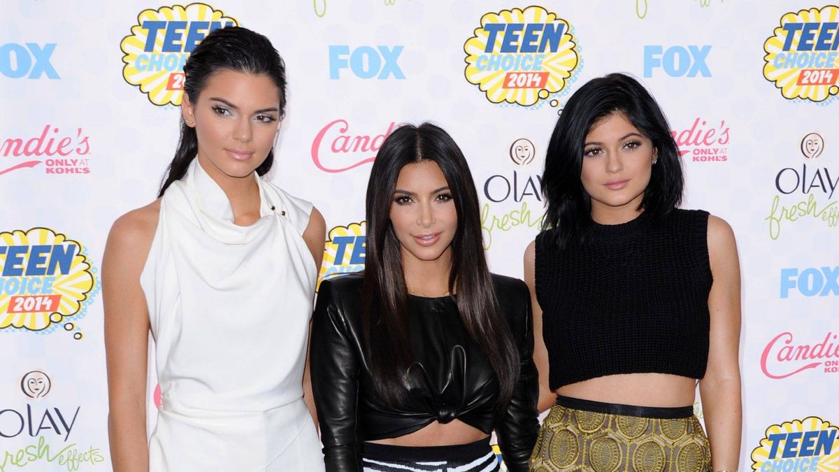 Kendall Jenner, Kim Kardashian and Kylie Jenner fot. ONS