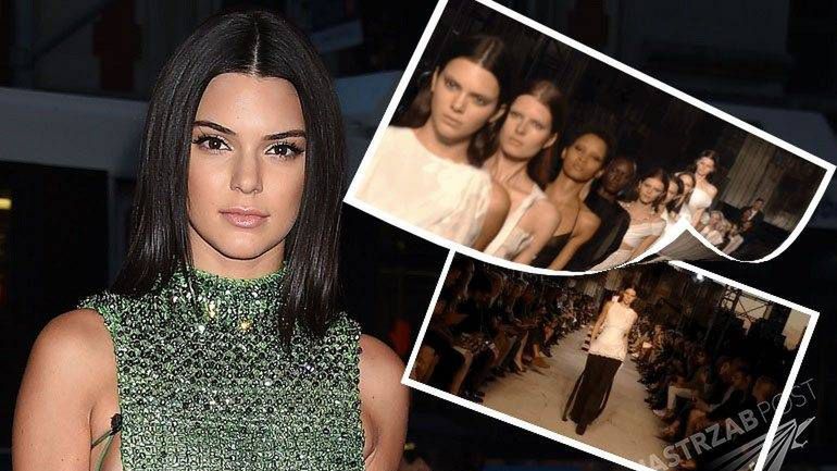 Kendall Jenner na pokazie Givenchy