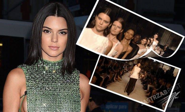 Kendall Jenner na pokazie Givenchy