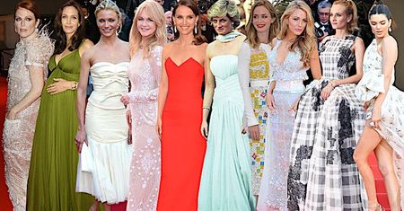 Cannes: Tych kreacji nie można zapomnieć! Zobaczcie najpiękniejsze cuda z czerwonego dywanu! Brigitte Bardot, księżna Diana, Angelina Jolie…