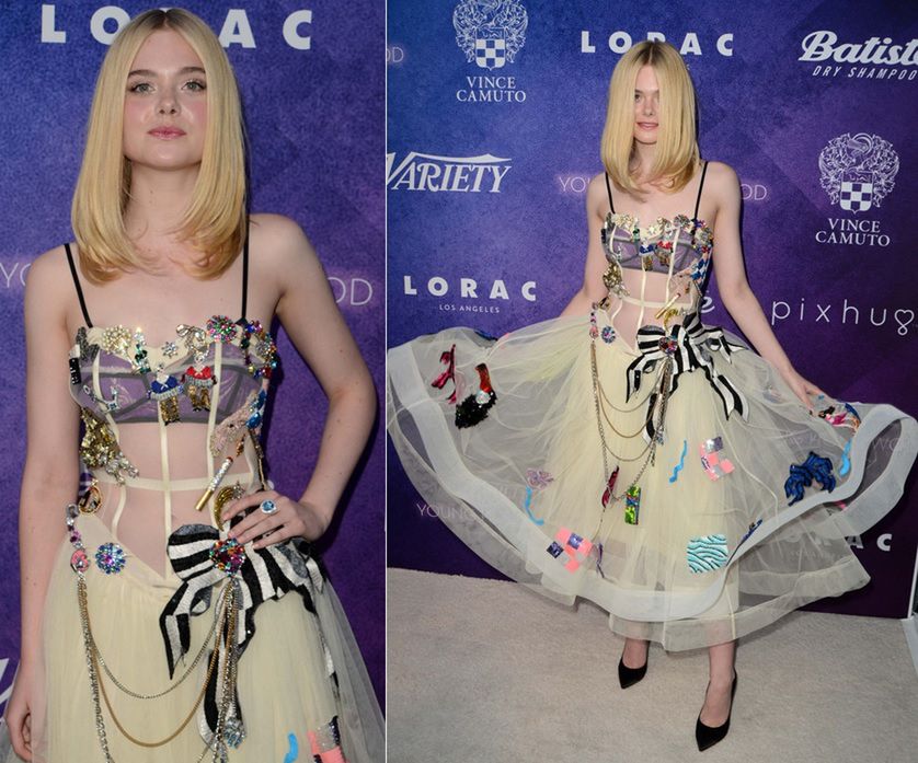 LOOK OF THE DAY: Elle Fanning w stylizacji Marc Jacobs