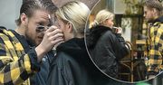 Wpatrzeni w siebie Maffashion i Sebastian Fabijański puszczają modnego dymka na randce. FOTO