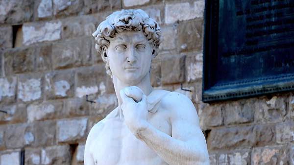 Rzeźba Dawida we Florencji