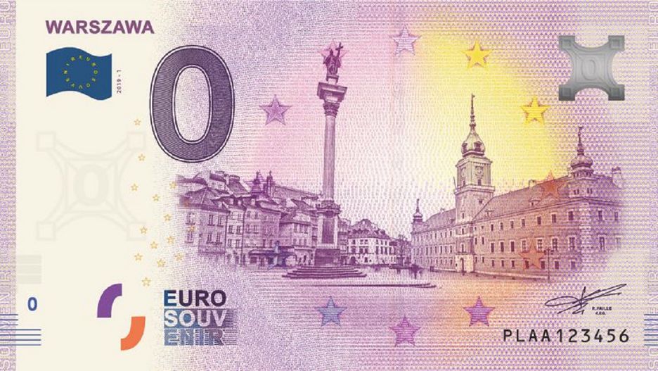 Polski banknot 0 euro wkrótce w sprzedaży