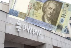 Na stulecie Polskiej Wytwórni Papierów Wartościowych banknot o nominale 19 zł