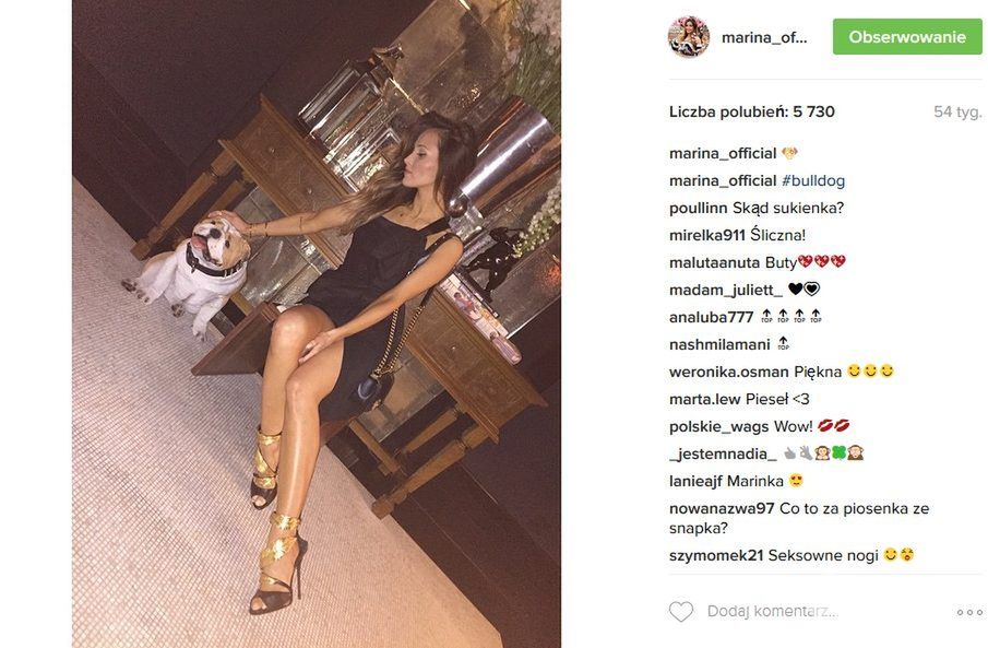 Styl Mariny Łuczenko: torebka Chanel, buty Giuseppe Zanotti
