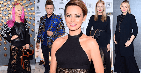 Plejada gwiazd na pokazie Maison Anoufa: Dorota Gardias, Marta Sędzicka, Rafał Jonkisz, Ramona Rey