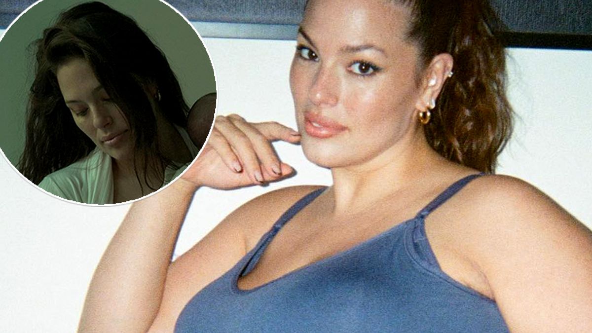 Pierwsze zdjęcie synów Ashley Graham. Modelka pokazała sporo ciała i zdradziła imiona chłopców