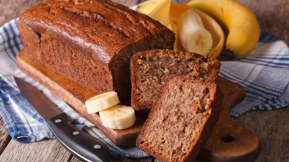 Bananowy chlebek prezentuje się wyjątkowo apetycznie