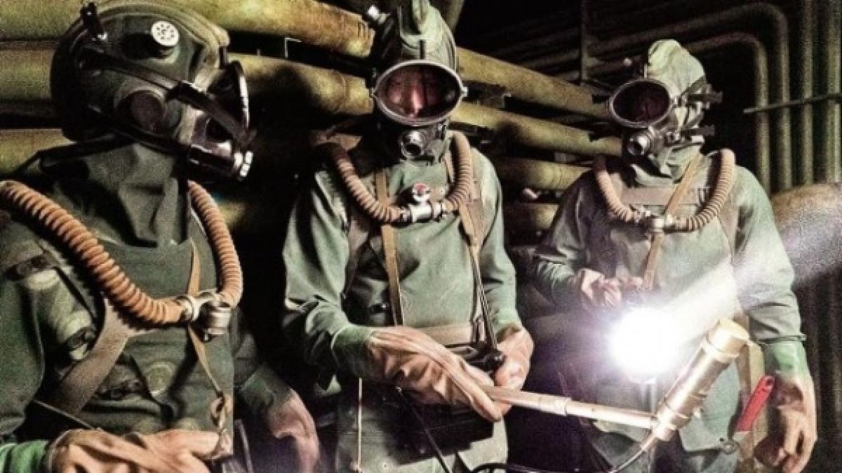 Kadr z serialu "Czarnobyl"