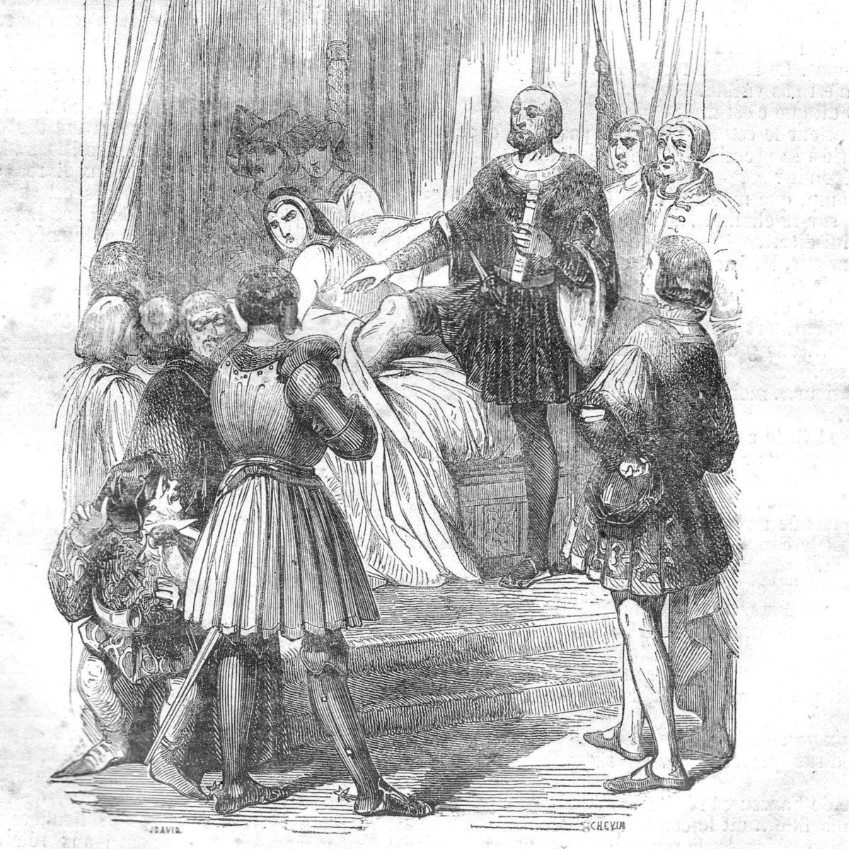 Prawo pierwszej nocy na francuskiej ilustracji z połowy XIX wieku 