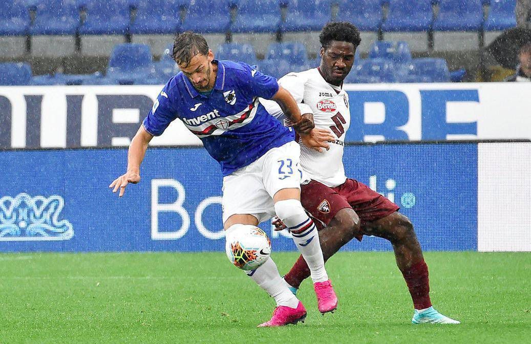 Manolo Gabbiadini z Sampdorii Genua ma koronawirusa